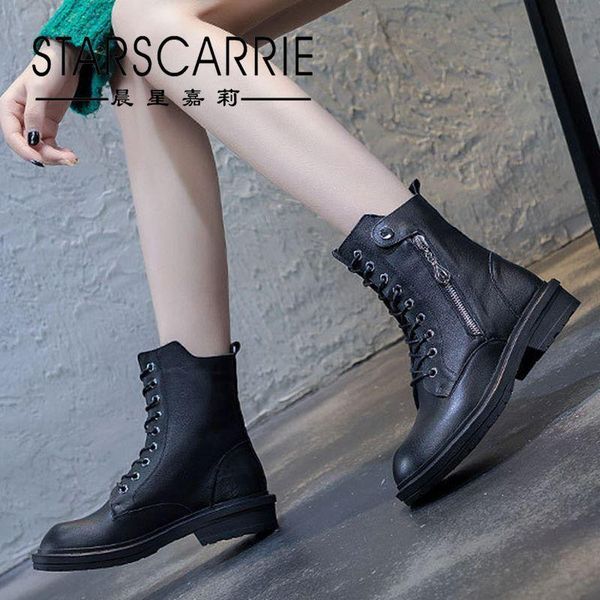 boots women's riding autumn winter 2021 flat bottom short with suede layer leather british style warm locomotive, Black
boots women's riding autumn winter 2021 flat bottom short with suede layer leather british style warm locomotive, Black