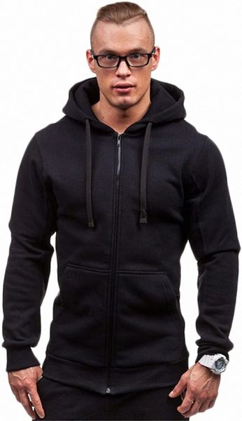 men fashion zip up sweater man's hoodie jacket hooded sweatshirts pullover shirts with pockets u2ya#, Black
men fashion zip up sweater man's hoodie jacket hooded sweatshirts pullover shirts with pockets u2ya#, Black
