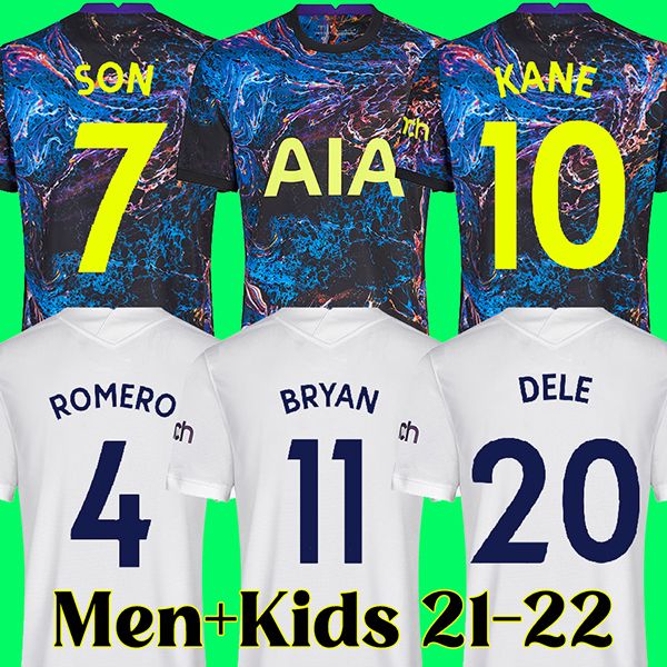 21 22 tottenham romero bryan gil soccer spurs jersey son kane home away third football kits dele camiseta de futbol maillot, Black;yellow
21 22 tottenham romero bryan gil soccer spurs jersey son kane home away third football kits dele camiseta de futbol maillot, Black;yellow