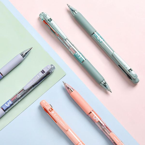 ballpoint pens monami 3 colors red blue black ink 0.5mm ball point pen refillable retractable medium, Blue;orange
ballpoint pens monami 3 colors red blue black ink 0.5mm ball point pen refillable retractable medium, Blue;orange