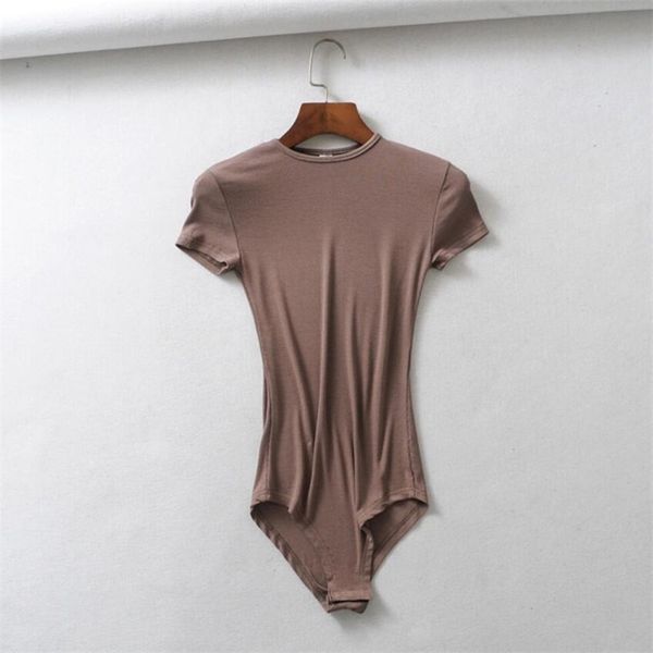 5 colors o neck short sleeve jersey bodysuit woman tight jumpsuit slim fit rompers playsuits high street 210429, Black;white
5 colors o neck short sleeve jersey bodysuit woman tight jumpsuit slim fit rompers playsuits high street 210429, Black;white
