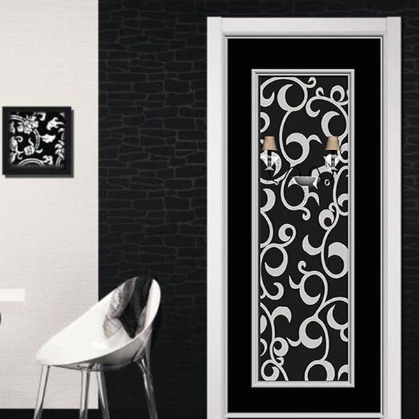 wallpapers pvc self-adhesive waterproof door sticker 3d fashion black creative art poster el living room decor decal wall paper
wallpapers pvc self-adhesive waterproof door sticker 3d fashion black creative art poster el living room decor decal wall paper