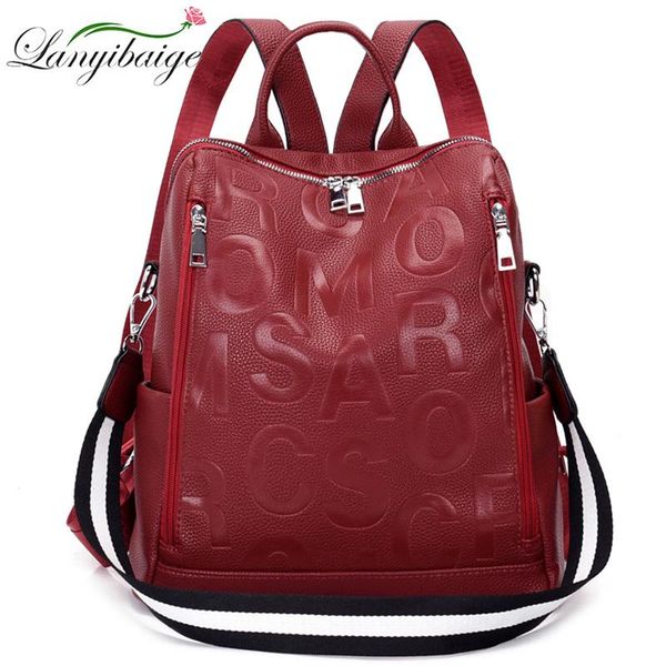 backpack 2021 fashion brand pu leather backpacks casual for school teenagers girls large capacity travel ladies
backpack 2021 fashion brand pu leather backpacks casual for school teenagers girls large capacity travel ladies