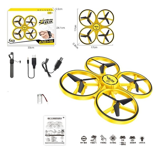netred four axis puzzle watch gravity sensing uav light intelligent 2.4g gesture remote control aircraft
netred four axis puzzle watch gravity sensing uav light intelligent 2.4g gesture remote control aircraft