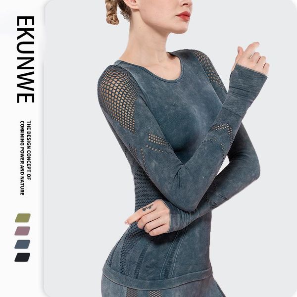yoga outfit hollow out fitenss sports shirts long sleeve gym running for women slim active wear high stretch workout t-shirts
yoga outfit hollow out fitenss sports shirts long sleeve gym running for women slim active wear high stretch workout t-shirts