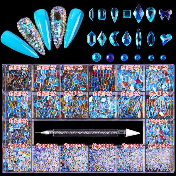 misscheering aurora blue nail art mix shape fancy shaped box flat bottom glass rhinestone decoration white rhinestones decorations, Silver;gold
misscheering aurora blue nail art mix shape fancy shaped box flat bottom glass rhinestone decoration white rhinestones decorations, Silver;gold