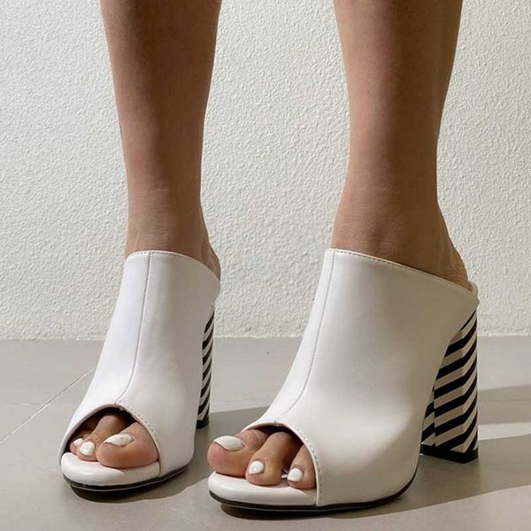 sandals slip on women casual shoes white round toe summer high heeled chunky heel, Black
sandals slip on women casual shoes white round toe summer high heeled chunky heel, Black