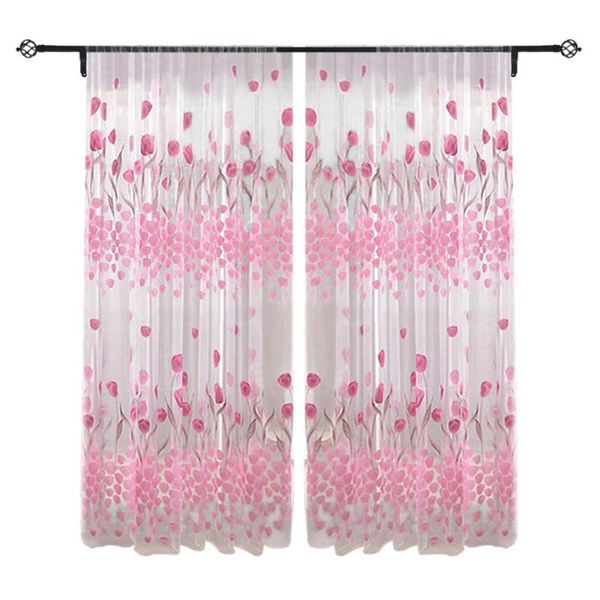 tulip printed tulle voile door window curtain sheer drape panel for living room screening decorative curtains 200 x 100cm & drapes
tulip printed tulle voile door window curtain sheer drape panel for living room screening decorative curtains 200 x 100cm & drapes
