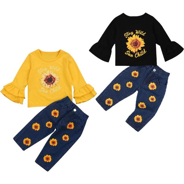 clothing sets autumn infant kids baby girls 2-piece suit, sunflower print lace long sleeve crew neck jeans, casual suit 6m-5y, White
clothing sets autumn infant kids baby girls 2-piece suit, sunflower print lace long sleeve crew neck jeans, casual suit 6m-5y, White