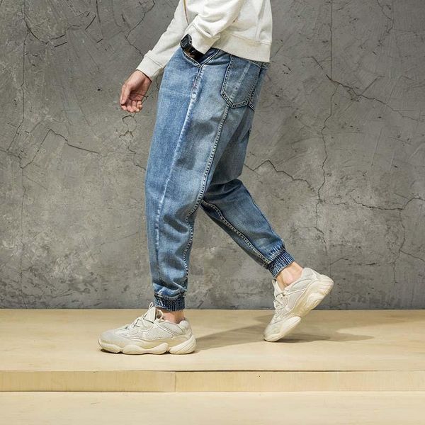 Men's Jeans Japanese Streetwear Men Fashion Clothes Spliced Joggers Pants Blue Black Trousers Skinny Hip Hop Harem 8JYQ
Men's Jeans Japanese Streetwear Men Fashion Clothes Spliced Joggers Pants Blue Black Trousers Skinny Hip Hop Harem 8JYQ