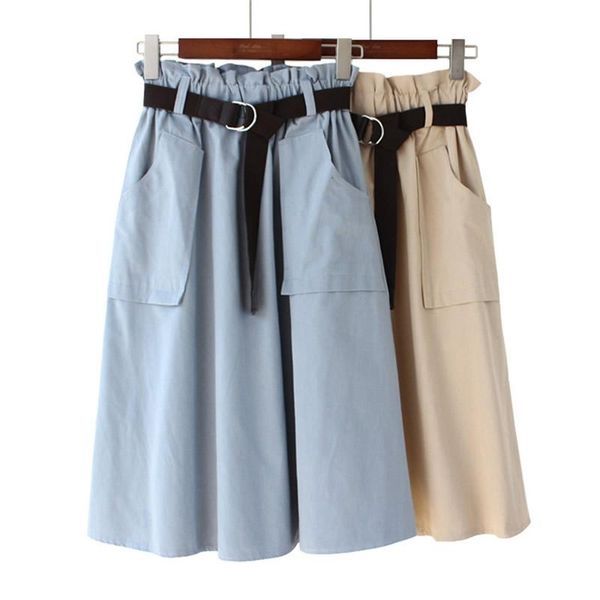 skirts knee length midi summer cotton womens with belt 2021 korean style ladies high waist school skirt female jupe femme, Black
skirts knee length midi summer cotton womens with belt 2021 korean style ladies high waist school skirt female jupe femme, Black