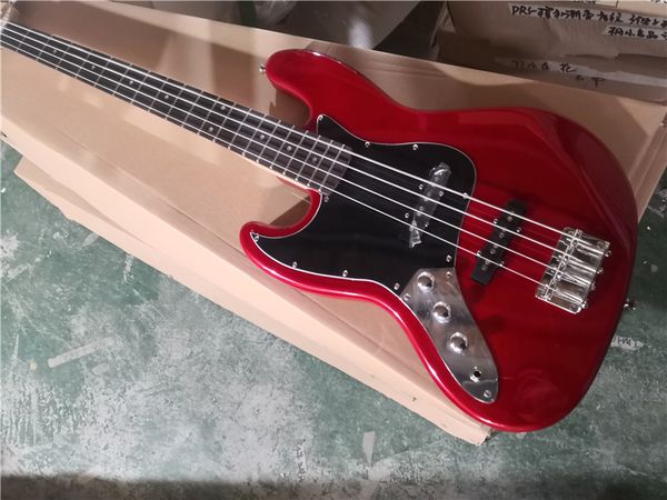 custom jaz left hand bass guitar,4 string red bass,rosewood fingerboard black pickguard
custom jaz left hand bass guitar,4 string red bass,rosewood fingerboard black pickguard