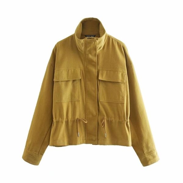 jacket tooling style casual with pocket drawstring fashion all-match 210524, Black;brown
jacket tooling style casual with pocket drawstring fashion all-match 210524, Black;brown