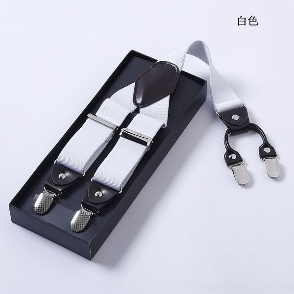 LkfN men's pants suspenders adult clothing 4 elastic men's trousers sling pants sling adult clothing 4 clip clip elastic trousers suspender, Black;white
LkfN men's pants suspenders adult clothing 4 elastic men's trousers sling pants sling adult clothing 4 clip clip elastic trousers suspender, Black;white
