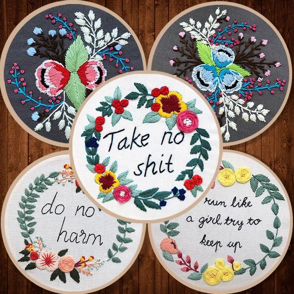 other arts and crafts diy embroidery starter kit plant flower pattern with plastic 15cm hoop color threads cross stitch
other arts and crafts diy embroidery starter kit plant flower pattern with plastic 15cm hoop color threads cross stitch
