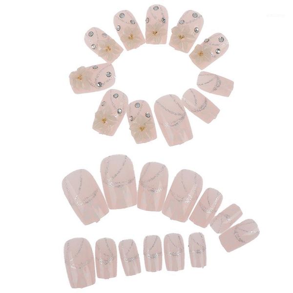 24pcs3d bling glitter pink nude french ballerina coffin false fake nails natrual press on daily office finger wear uv nails1, Red;gold
24pcs3d bling glitter pink nude french ballerina coffin false fake nails natrual press on daily office finger wear uv nails1, Red;gold