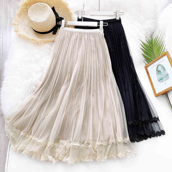 skirt 2021 fashion style feminine spring knit crocheted femme elastic high-to-line waist shredded lace sweet girl long skirts, Black
skirt 2021 fashion style feminine spring knit crocheted femme elastic high-to-line waist shredded lace sweet girl long skirts, Black