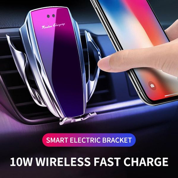 car charger holder fast qi wireless charging foriphone 8 plus x xr automatic clamping phone air vent stand forsamsung cell mounts & holders
car charger holder fast qi wireless charging foriphone 8 plus x xr automatic clamping phone air vent stand forsamsung cell mounts & holders