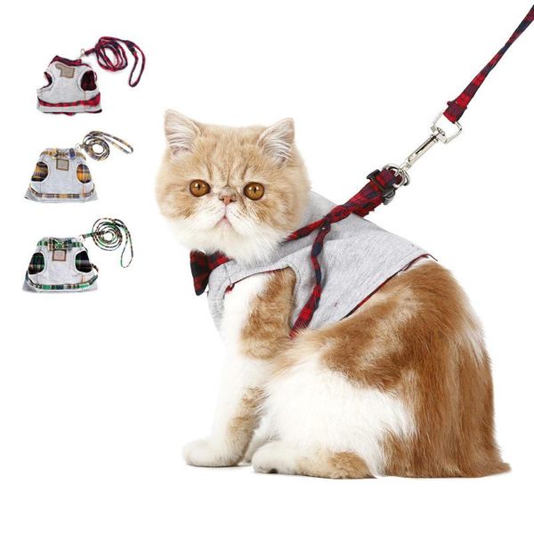 dog collars & leashes cat rope vest style british bow knit cloth cotton design pet escape to break off the chest strap
dog collars & leashes cat rope vest style british bow knit cloth cotton design pet escape to break off the chest strap