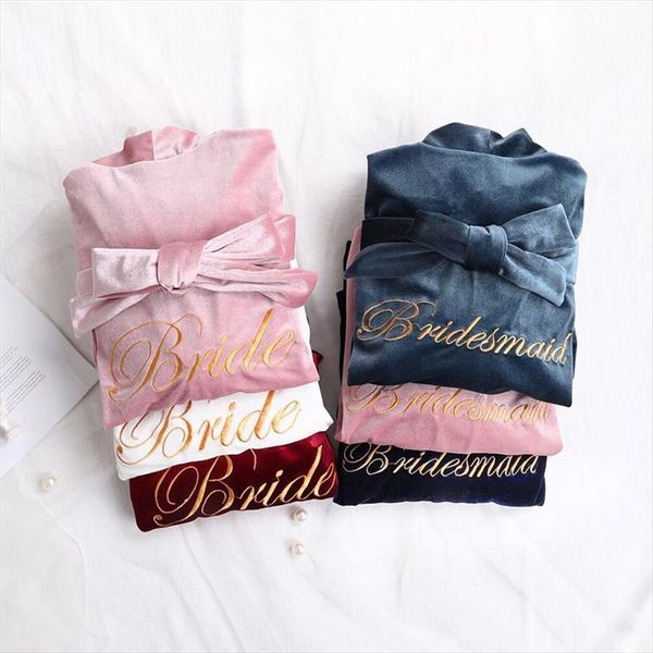 autumn winter gold velvet wedding women sleepwear bathrobe embroidery bride bridesmaid kimono robes ladies thicken warm souvenir, Black;red
autumn winter gold velvet wedding women sleepwear bathrobe embroidery bride bridesmaid kimono robes ladies thicken warm souvenir, Black;red