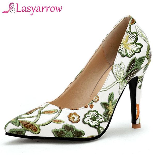 dress shoes lasyarrow 2021 fashion bridal wedding flower print slip on pumps pointed toe thin high heels party woman j240, Black
dress shoes lasyarrow 2021 fashion bridal wedding flower print slip on pumps pointed toe thin high heels party woman j240, Black