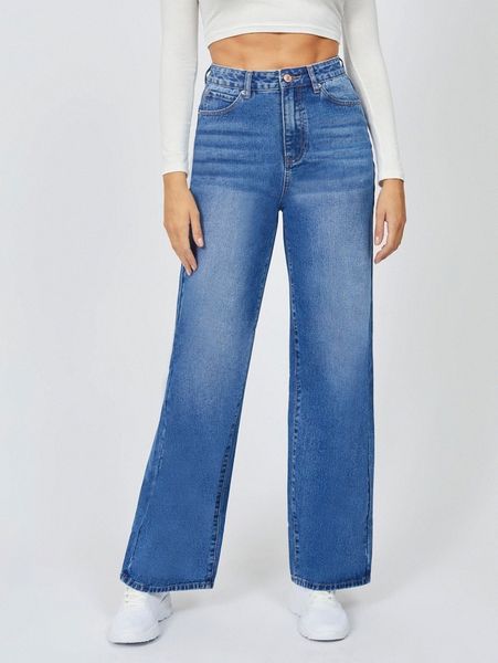 tall high waist wide leg jeans 20tg#, Blue
tall high waist wide leg jeans 20tg#, Blue