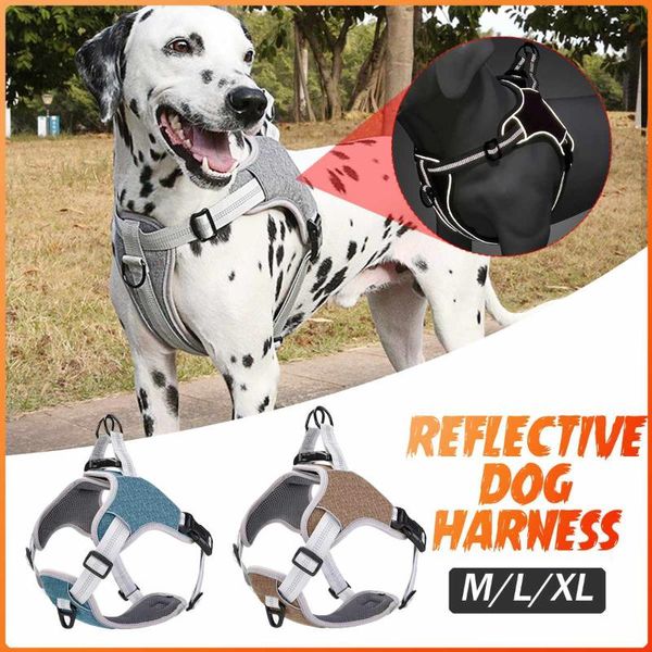 sport nylon reflective no pull dog harness outdoor adventure pet vest with handle m to xl 2 colors in stock factory collars & leashes
sport nylon reflective no pull dog harness outdoor adventure pet vest with handle m to xl 2 colors in stock factory collars & leashes