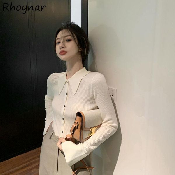 women's knits & tees solid cardigan women simple fashion slim elegant sweater single breasted student leisure korean style turn down co, White
women's knits & tees solid cardigan women simple fashion slim elegant sweater single breasted student leisure korean style turn down co, White