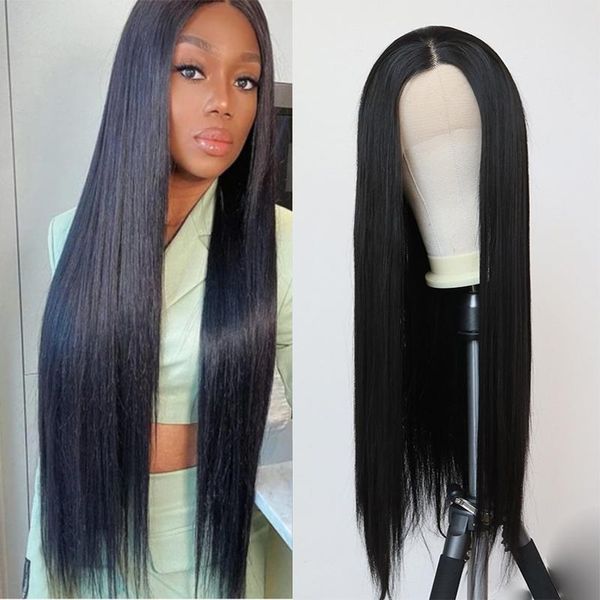 synthetic wigs long straight lace front wig for women smooth black high density daily
synthetic wigs long straight lace front wig for women smooth black high density daily