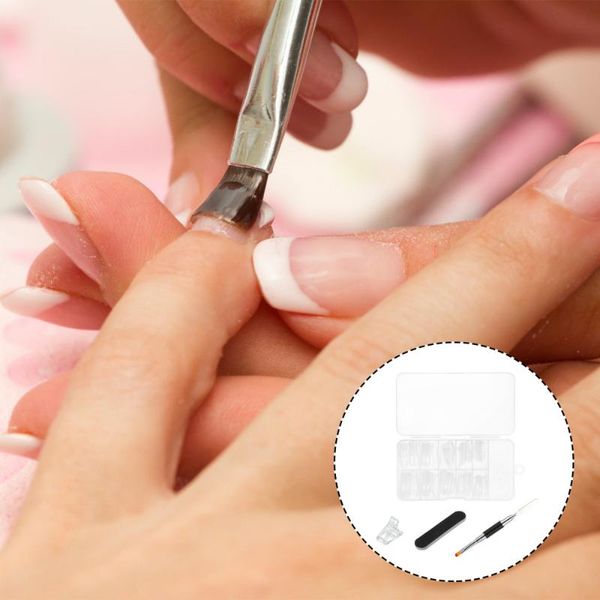 nail art kits 100 fake manicure tool with 10 clip 1 extension brush file 
nail art kits 100 fake manicure tool with 10 clip 1 extension brush file
