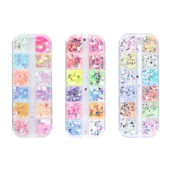 nail art decorations 3 boxes manicure luminous sequins delicate irregular ice decor, Silver;gold
nail art decorations 3 boxes manicure luminous sequins delicate irregular ice decor, Silver;gold