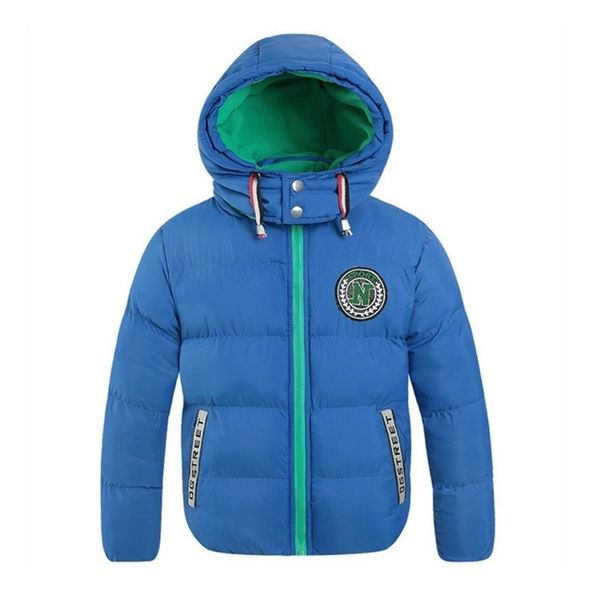 winter polyester jacket for boy korean version thicken keep warm hooded clothes teens casual children's clothing 211203, Blue;gray
winter polyester jacket for boy korean version thicken keep warm hooded clothes teens casual children's clothing 211203, Blue;gray