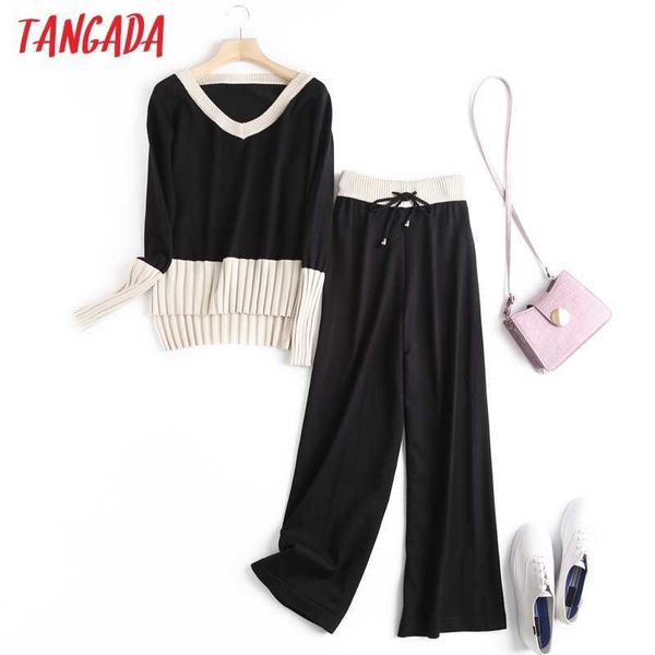 tangada women tracksuit sets oversized crop knit suit 2 pieces sets jumper sweater pants suits 5m03 210609, White
tangada women tracksuit sets oversized crop knit suit 2 pieces sets jumper sweater pants suits 5m03 210609, White
