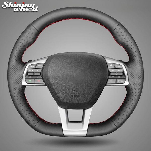 steering wheel covers shining wheat black leather car for sonata 9 (3-spoke | d-shape) 2021-2021
steering wheel covers shining wheat black leather car for sonata 9 (3-spoke | d-shape) 2021-2021