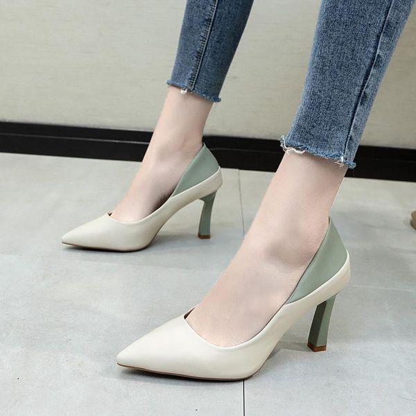 dress shoes spring patchwork pumps high heels boat woman green pointed toe ol office lady shoe female zapatos mujer 7917c, Black
dress shoes spring patchwork pumps high heels boat woman green pointed toe ol office lady shoe female zapatos mujer 7917c, Black
