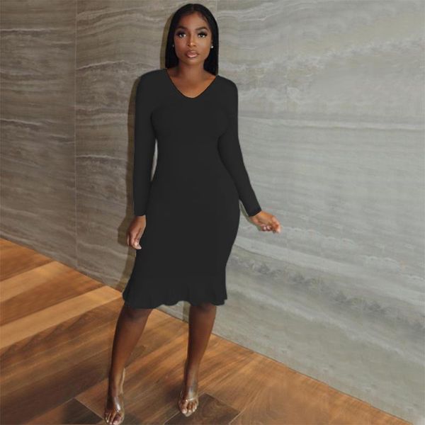 casual dresses 2021 ladies summer fashion street elegant commuter solid v-neck buttocks long dress, Black;gray
casual dresses 2021 ladies summer fashion street elegant commuter solid v-neck buttocks long dress, Black;gray