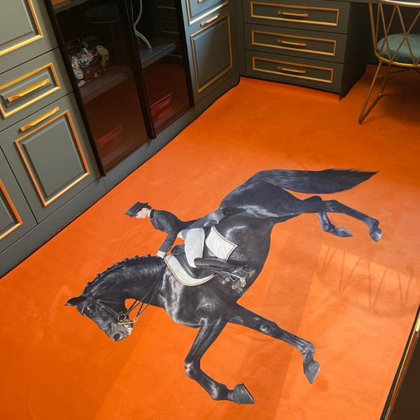 carpets luxury american style carpet chic horse rug modern living room orange color embossing geometric non-slip floor mats
carpets luxury american style carpet chic horse rug modern living room orange color embossing geometric non-slip floor mats