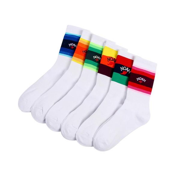 men's socks 2021 noah men hip hop streetwear skateboard rainbow embroidery harajuku meias, Black
men's socks 2021 noah men hip hop streetwear skateboard rainbow embroidery harajuku meias, Black