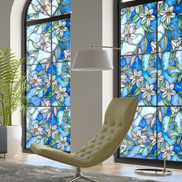 window stickers 100cm length static cling glass film lily no glue privacy protection decorative stained uv-proof removable reusable foil
window stickers 100cm length static cling glass film lily no glue privacy protection decorative stained uv-proof removable reusable foil