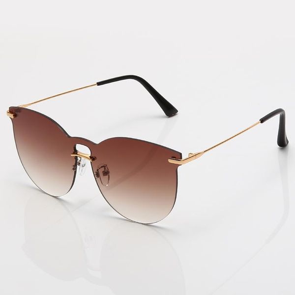 sunglasses luxury fashion round cat eye women rimless wave butterfly sun glasses metal shades for vintage eyewear uv400, White;black
sunglasses luxury fashion round cat eye women rimless wave butterfly sun glasses metal shades for vintage eyewear uv400, White;black