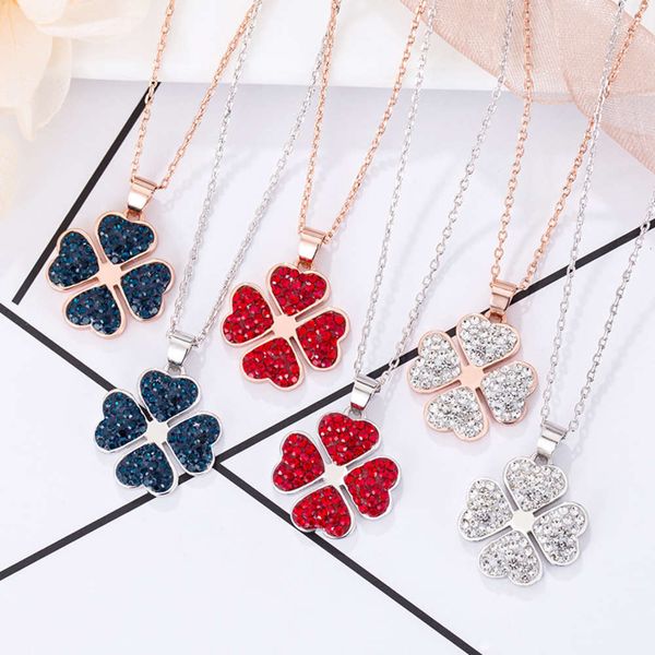 korean clover alloy necklace for women, new style pendant, temperament necklace, magpie, Black
korean clover alloy necklace for women, new style pendant, temperament necklace, magpie, Black