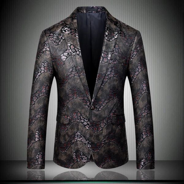 men's blazer smart gray casual printing 2021 great designer men suit jacket stage costumes for singers mens 8811 suits & blazers, White;black
men's blazer smart gray casual printing 2021 great designer men suit jacket stage costumes for singers mens 8811 suits & blazers, White;black