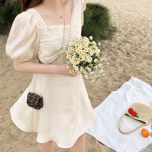 casual dresses korean sweet elegant women puff sleeve beach office lady hollow out design summer chic yeon, Black;gray
casual dresses korean sweet elegant women puff sleeve beach office lady hollow out design summer chic yeon, Black;gray