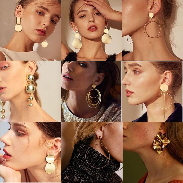 Dangle & Chandelier 2021 Simple Golden Statement Earrings For Women Big Long Drop Earring Fashion Hanging Jewelry Chrismas Gifts Pendientes, Silver
Dangle & Chandelier 2021 Simple Golden Statement Earrings For Women Big Long Drop Earring Fashion Hanging Jewelry Chrismas Gifts Pendientes, Silver