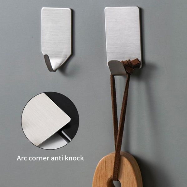 wall hook stainless steel storage hanger mount adhesive hanging holder home organizer supplies for kitchen bathroom hooks & rails
wall hook stainless steel storage hanger mount adhesive hanging holder home organizer supplies for kitchen bathroom hooks & rails