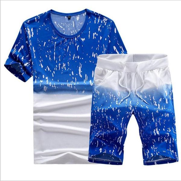 men's tracksuits t shirt casual suit 2021 summer o neck slim fit leisure cotton short sleeve men set tshirt brand clothing male, Gray
men's tracksuits t shirt casual suit 2021 summer o neck slim fit leisure cotton short sleeve men set tshirt brand clothing male, Gray