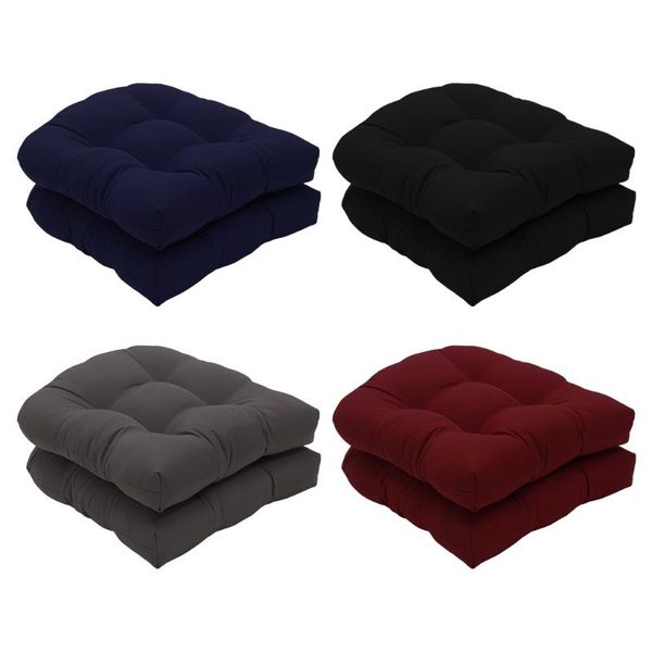 cushion/decorative pillow set of 2 tufted chair pad seat cushions round back 19" x outdoor/indoor patio furniture pads
cushion/decorative pillow set of 2 tufted chair pad seat cushions round back 19" x outdoor/indoor patio furniture pads