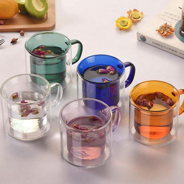 wine glasses 250/200ml high borosilicate glass double wall coffee cups household simple tea milk mugs with handle
wine glasses 250/200ml high borosilicate glass double wall coffee cups household simple tea milk mugs with handle
