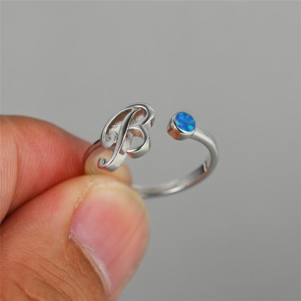 wedding rings blue white opal small round stone ring cute female letter b open creative rose gold silver color engagement for women, Slivery;golden
wedding rings blue white opal small round stone ring cute female letter b open creative rose gold silver color engagement for women, Slivery;golden