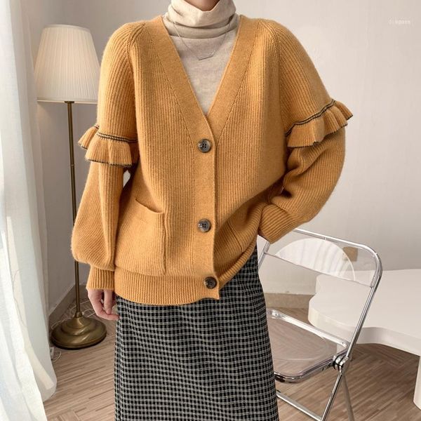autumn winter sweater cardigan for women, plain languid v-neck lantern sleeve coat, vintage long cuff links wom1, Black;white
autumn winter sweater cardigan for women, plain languid v-neck lantern sleeve coat, vintage long cuff links wom1, Black;white